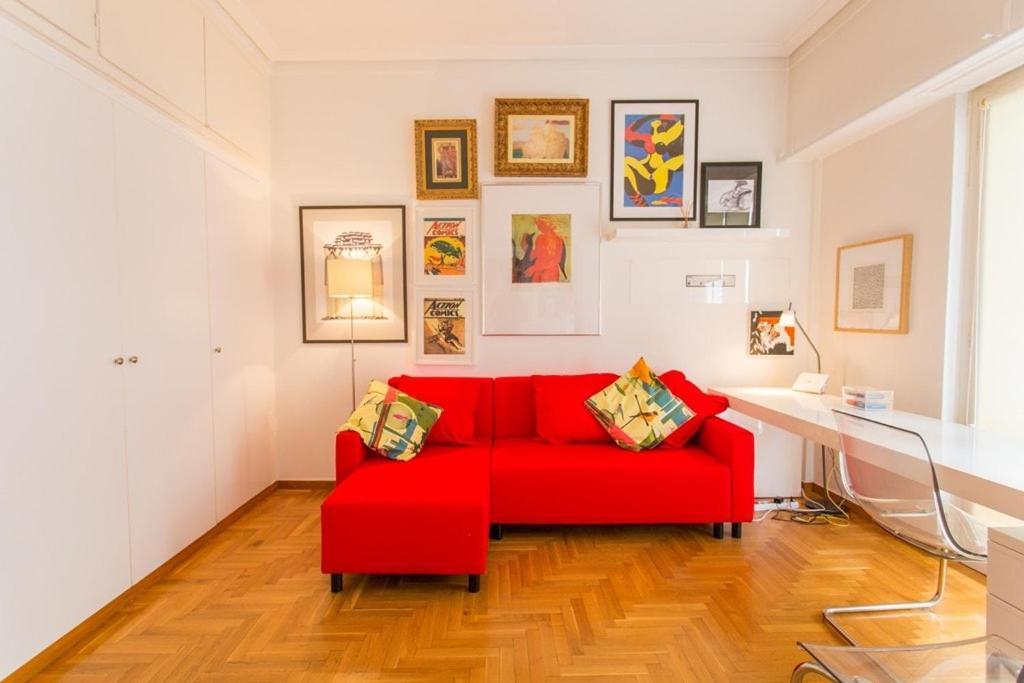 A Cozy Apt In Kolonaki Of Athén Kültér fotó