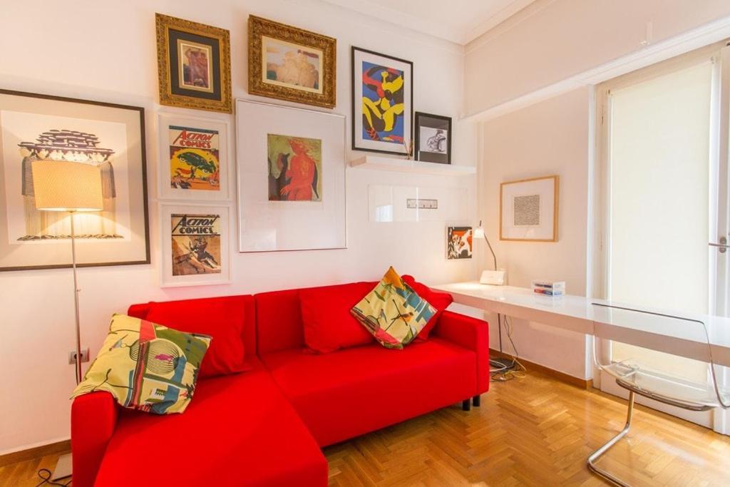 A Cozy Apt In Kolonaki Of Athén Kültér fotó